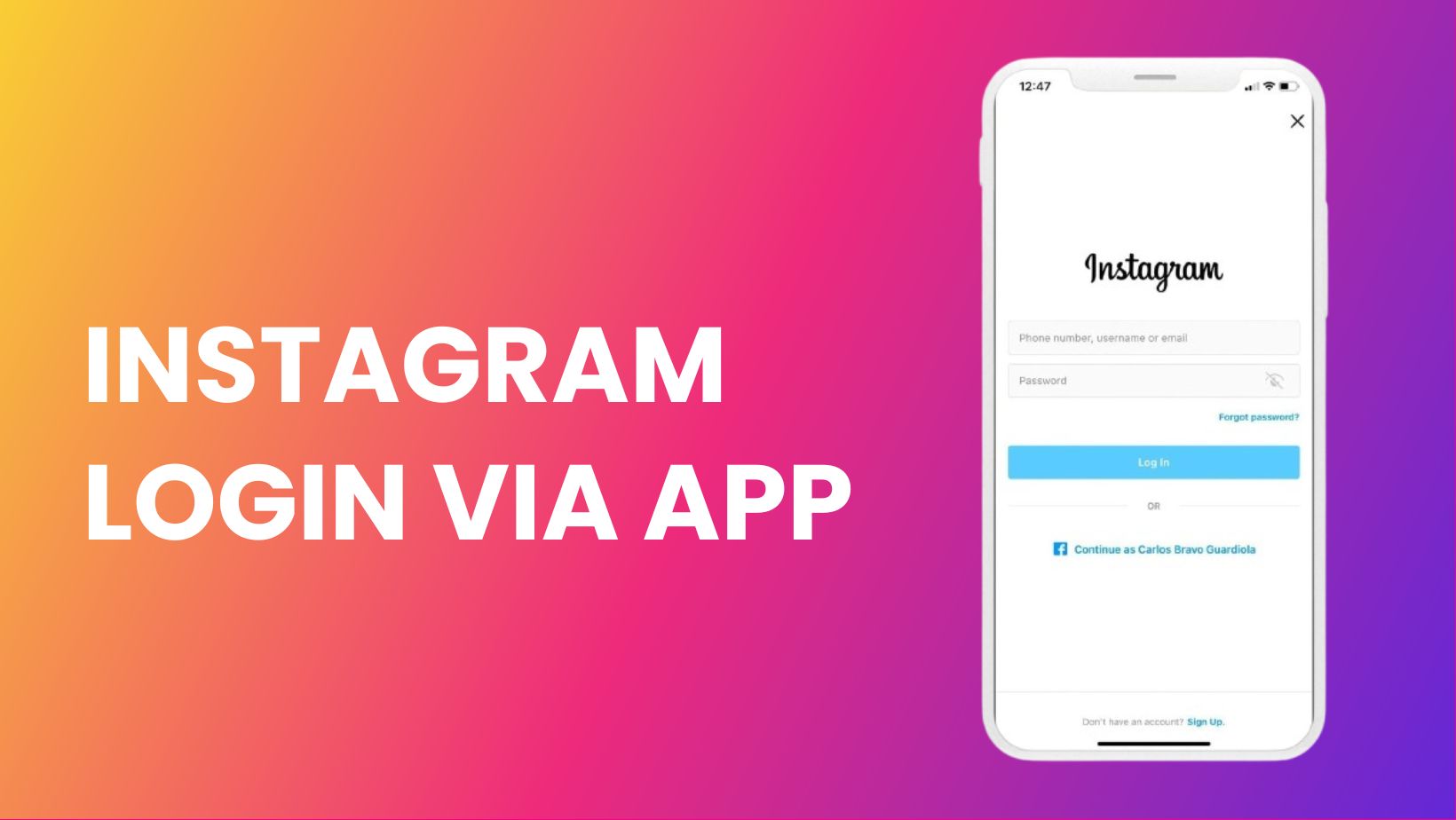 Login-Instagram-with-App