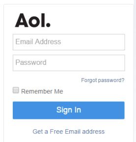 aol mail login my account